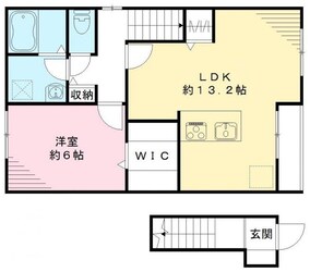 武蔵関駅 徒歩6分 2階の物件間取画像